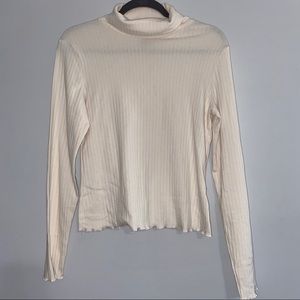 Cream Turtle Neck